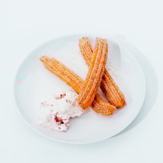 Churros with Dulce de Leche & Chocolate