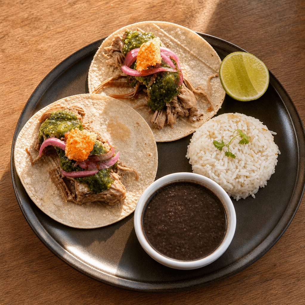 Carnitas Tacos.
