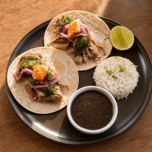 Carnitas Tacos.