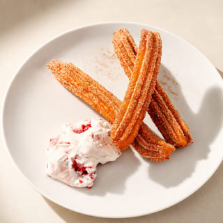 Churros with Dulce de Leche & Chocolate