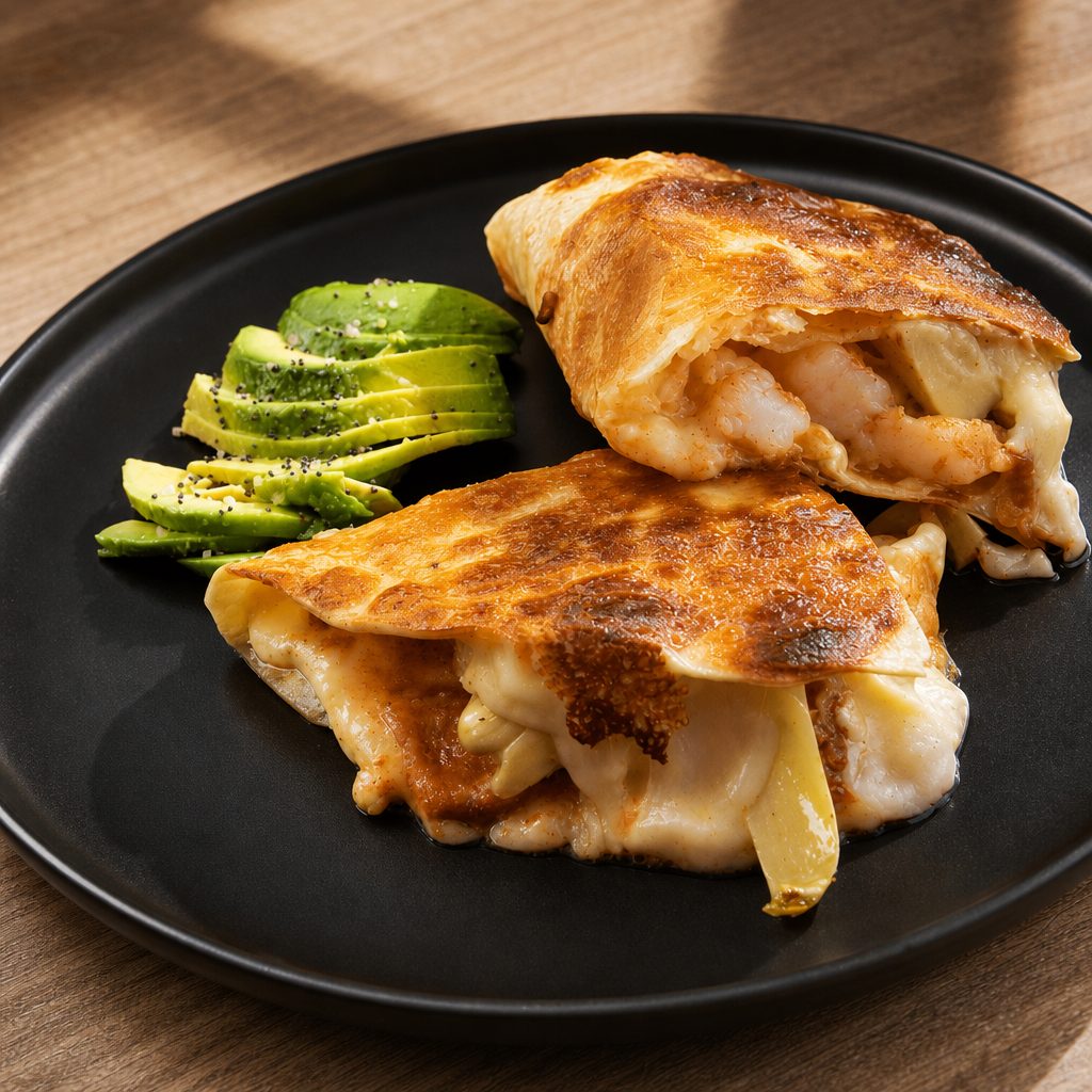 Shrimp Quesadilla.